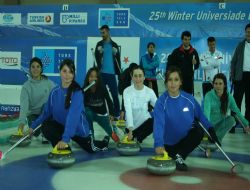 Curling milli takımı Palandöken kampında